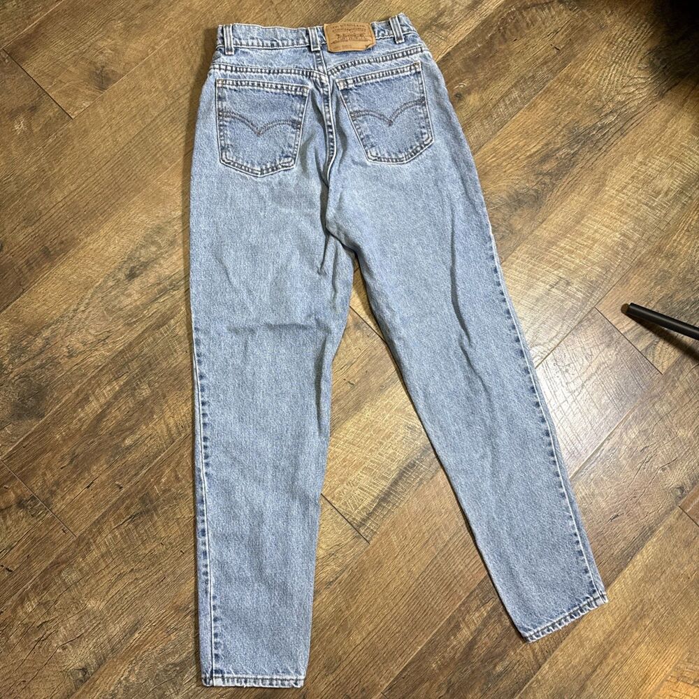 Vintage Levis 15951 Orange Tab Jeans Womens 8, 24x30 USA 90s Relaxed Tapered